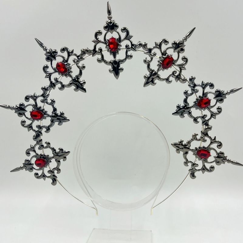 Lolita Halo Headwear Virgin Sun Crown แถบคาดศีรษะ Angel lolita Photo Gothic Dark Gothic สไตล์