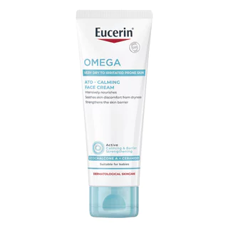 Eucerin ยูเซอริน โอเมก้า อะโท-คาล์มมิ่ง เฟซ ครีม 50 มล. สำหรับผิวที่แห้งและผิวระคาย