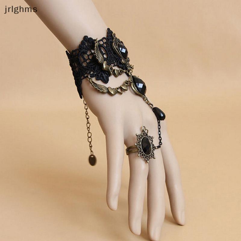 Jrlghms collares สร้อยคอโชกเกอร์คริสตัลกอธิคสีดำสร้อยคอโชกเกอร์สร้อยคอวินเทจวิคตอเรียผู้หญิง Steampunk th