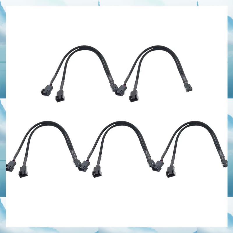 [WSB] 4-Pin PWM Fan Splitter Hub Cable forMotherboard andCPU PC Case Fan Extension Adapter Y Splitte