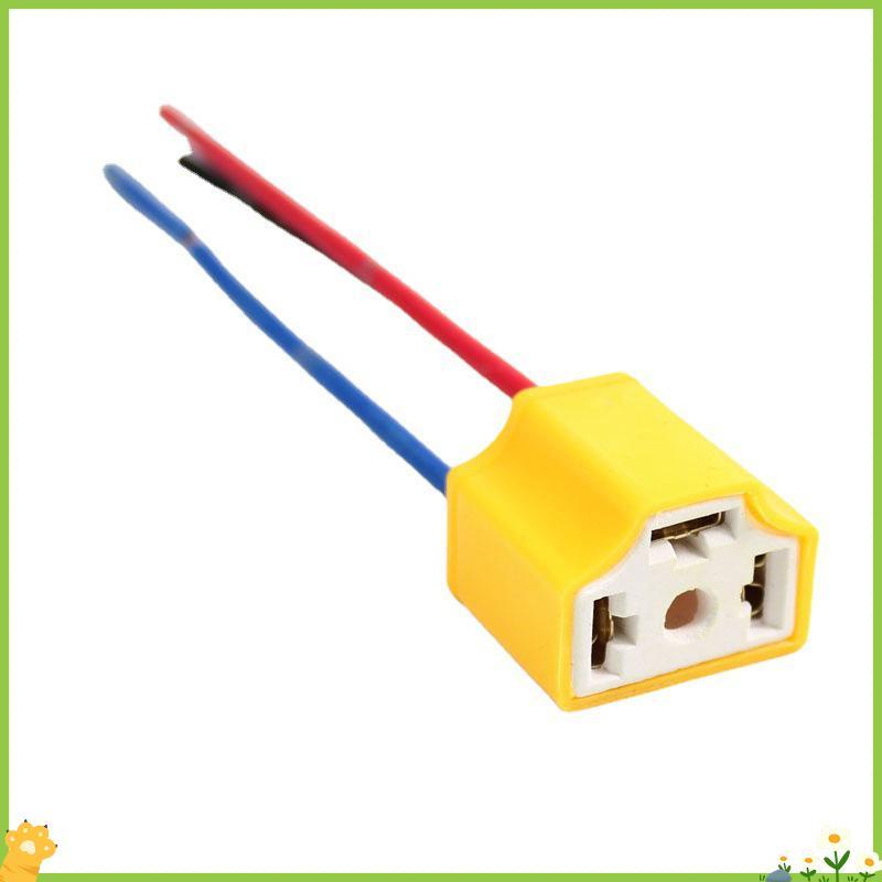 [JL] คุณภาพสูง H4 สามหลุมเซรามิคสายไฟรถหลอดไฟสายรัดหลอดไฟปลั๊ก Soet ขายร้อนอัตโนมัติ H4 Connector Pl