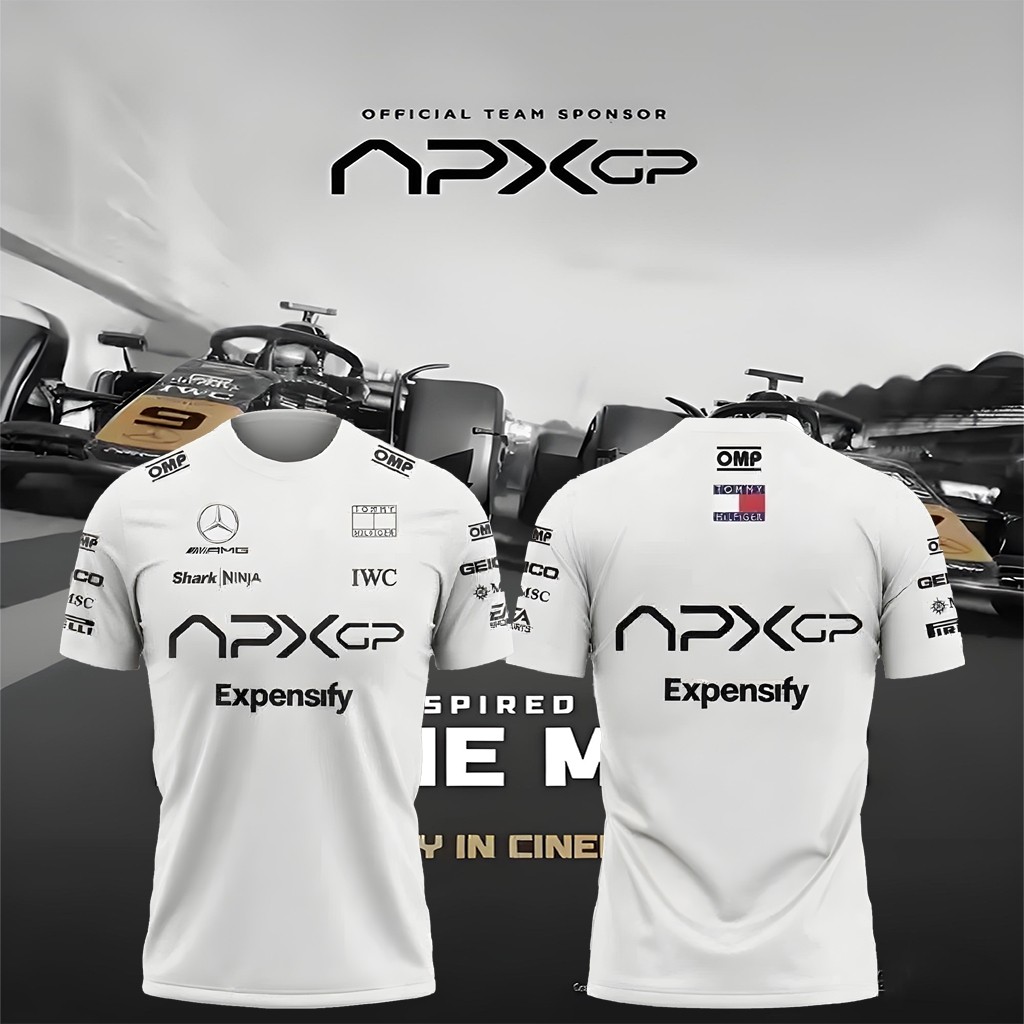 2026 ใหม่ล่าสุด F1 ชุดแข่ง + APX GP ทีม F1 ฤดูร้อนผู้ชายและผู้หญิงเสื้อยืดแขนสั้น S-5XL