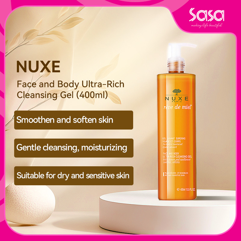 NUXE Face and Body Ultra-Rich Cleansing Gel Rêve de Miel ® (400ml)