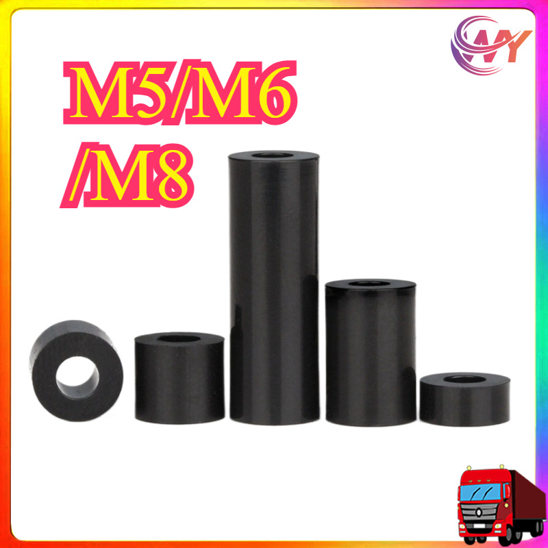 คอลัมน์แยก ABS สีดําผ่านคอลัมน์แขนไนลอน, คอลัมน์แยกฉนวน M5/M6/M8 WY-MB