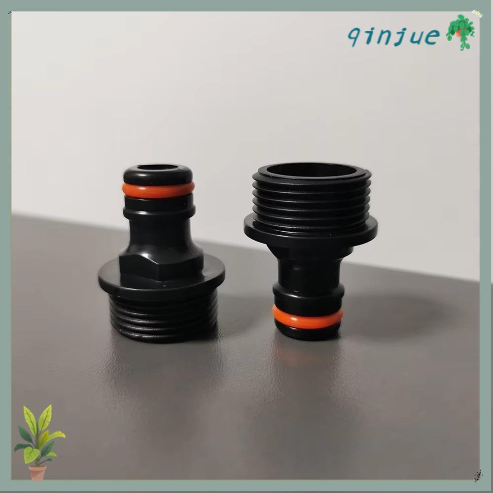 ฉีจู ขั้วต่อจุกนมแตะทองเหลือง,ท่อสวน1/2 "3/4"เชื่อมต่อด่วน,ด้ายด้านนอกพลาสติกสีดําแทรกอย่างรวดเร็วหัวนมอุปกรณ์ท่อน้ํา