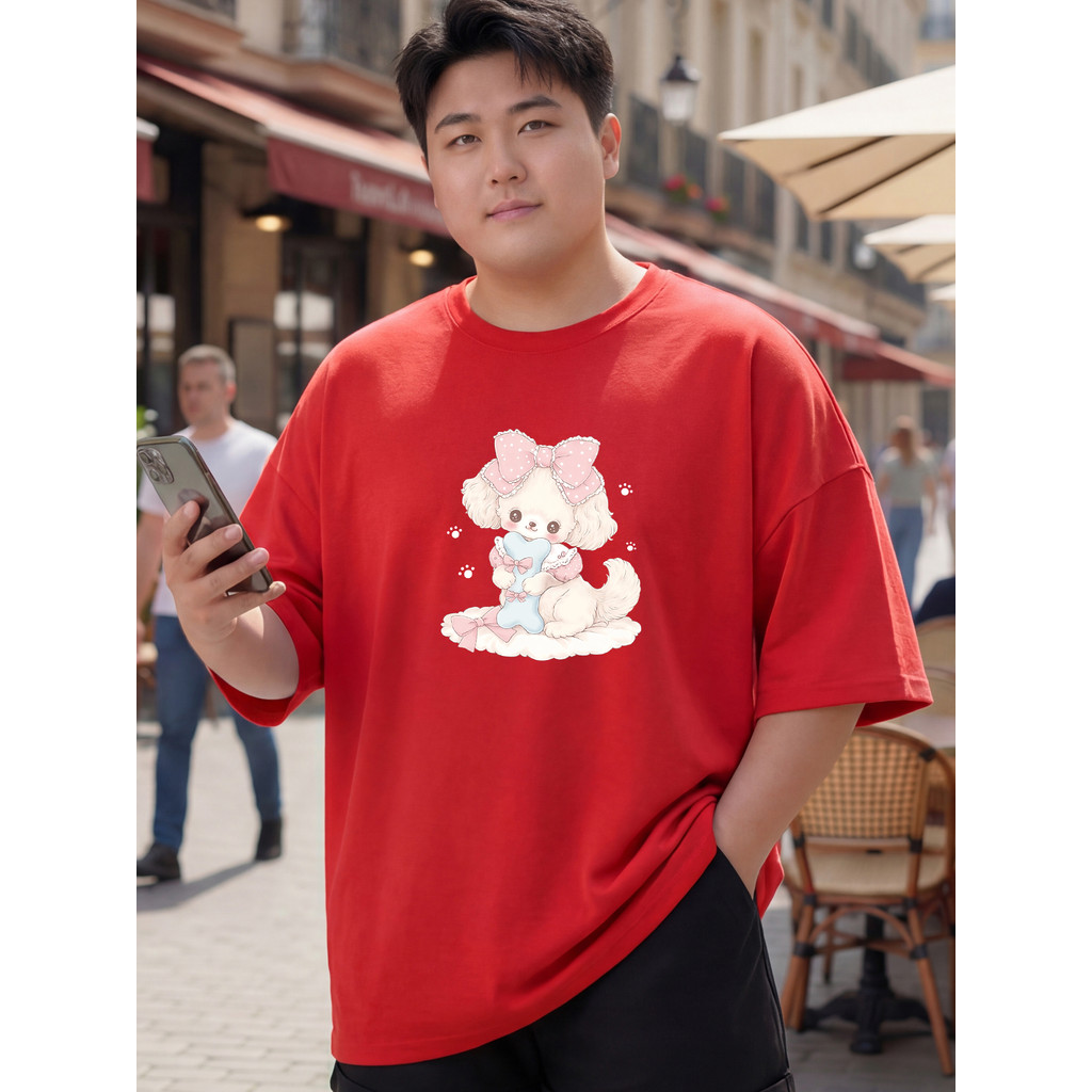 2Y783 [AIYOU] Lelaki Baju T เสื้อผู้ชาย Tshirt Seluar 1XL-5XL เสื้อผ้า Plus ขนาดสไตล์เกาหลี Crop Top