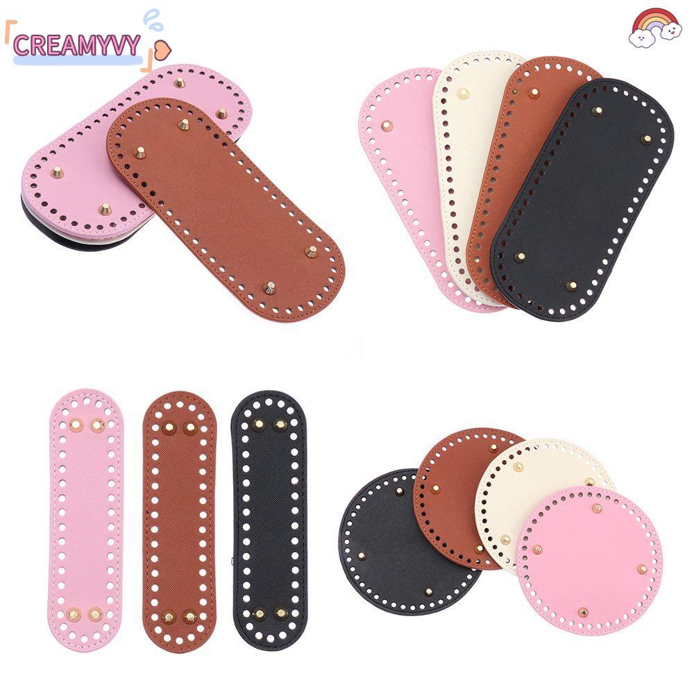 Creamyvy วัสดุถักโครเชต์ DIY ทำมือ สำหรับกระเป๋าหนังPU