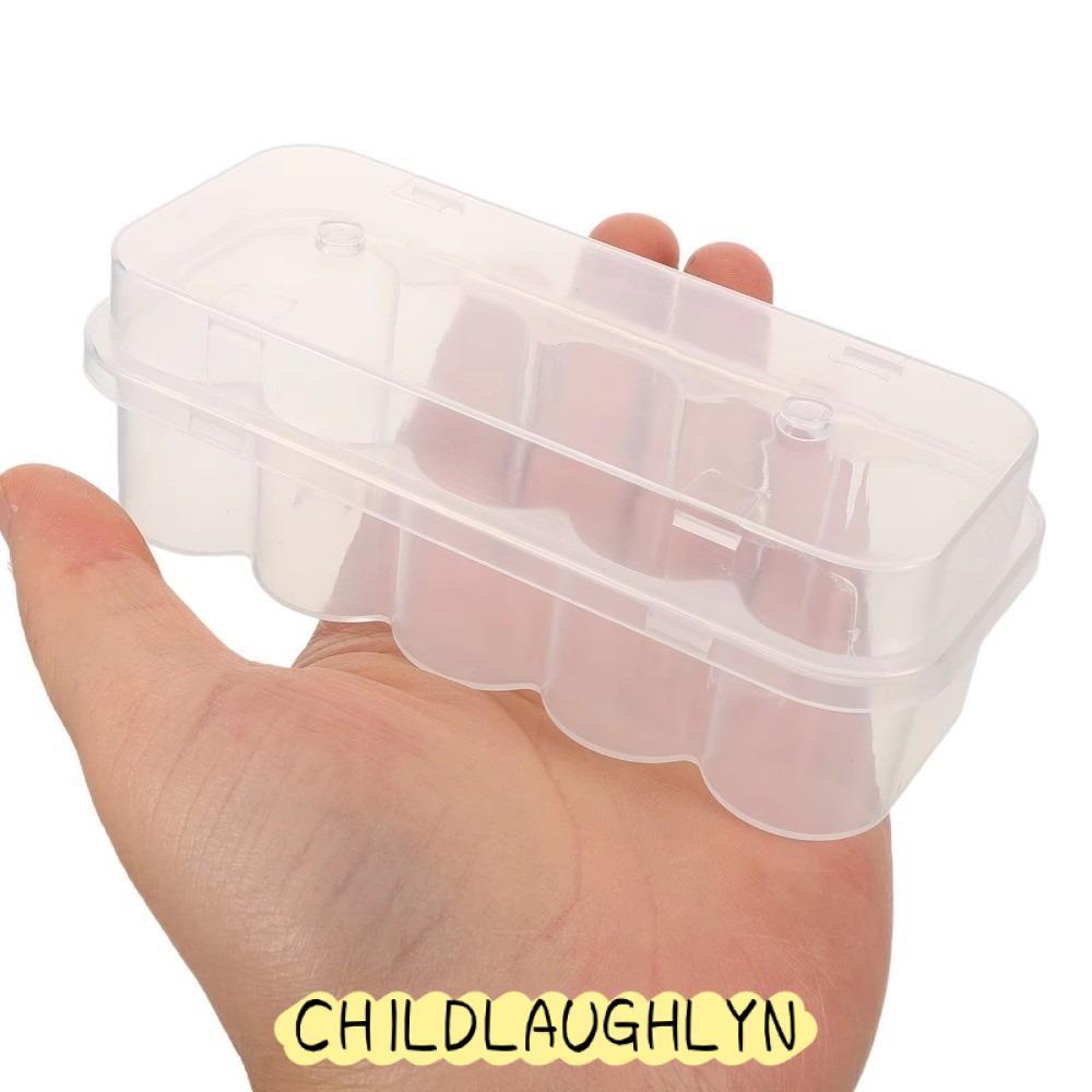 CHILDLAUGHLYN Microtube Storage Box, Stackable Vial Storage, 3/5/7/10mL 2/10/24-สล็อตพลาสติกตู้แช่แข็งกล่องหลอดตู้เย็นOrganizer