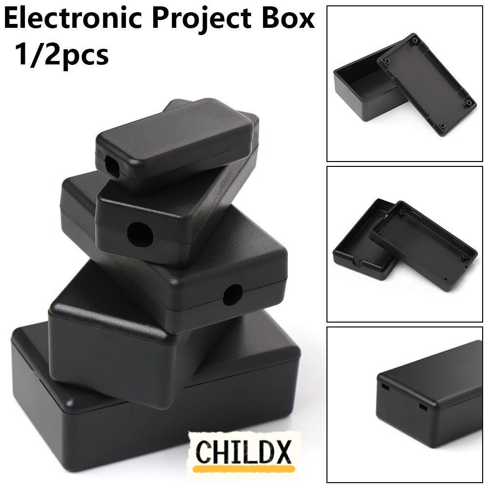 CHILDX 1/2 ชิ้นกล่องโครงการอิเล็กทรอนิกส์ Hot ABS พลาสติก DIY กล่องใส่กล่อง