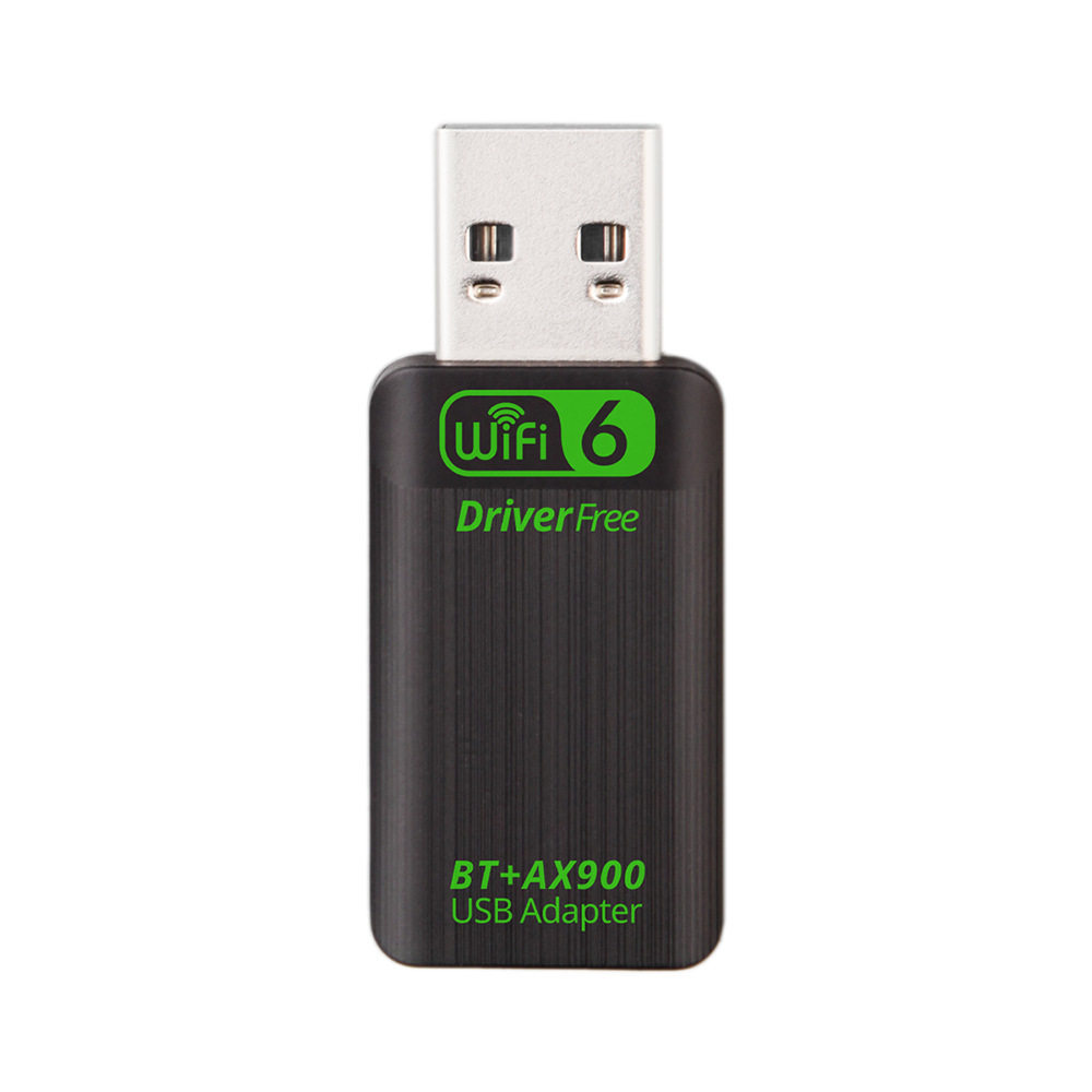 WiFi6 การ์ดเครือข่ายไร้สาย Mini USB AX900M บลูทูธ 5.3 2 in 1 รับเครื่องส่งสัญญาณรองรับ Win10/11