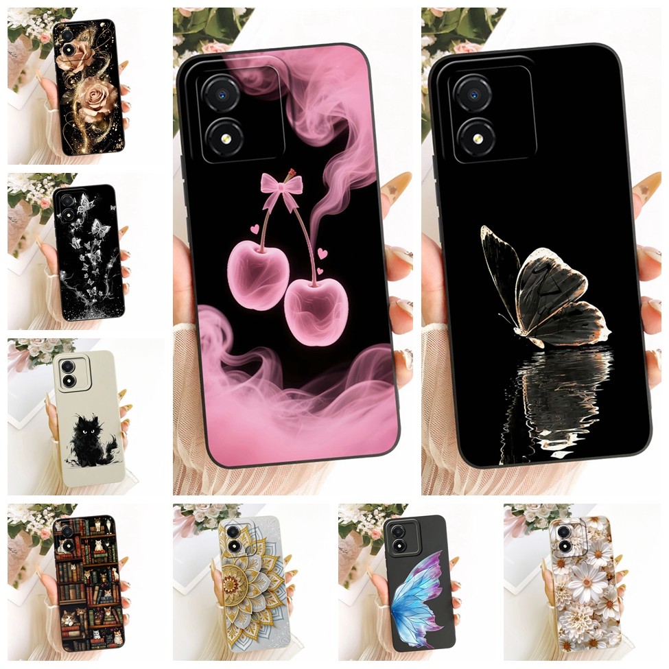 ปลอก Honor X5 ฝาครอบแฟชั่นการ์ตูนน่ารักตลกทาสีซิลิโคนเคสโทรศัพท์ Honor VNA-LX2 VNA-LX3