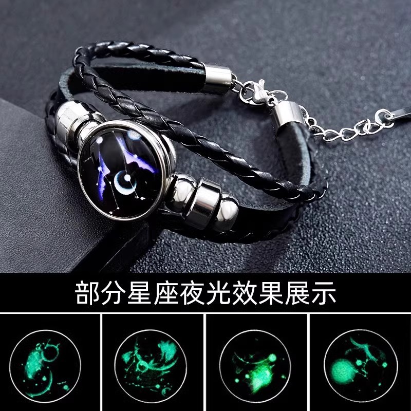 ✾Luminous Constellation Long-distance Love Artifact สร้อยข้อมือคู่คู่ Taconic สิบสองผม❋