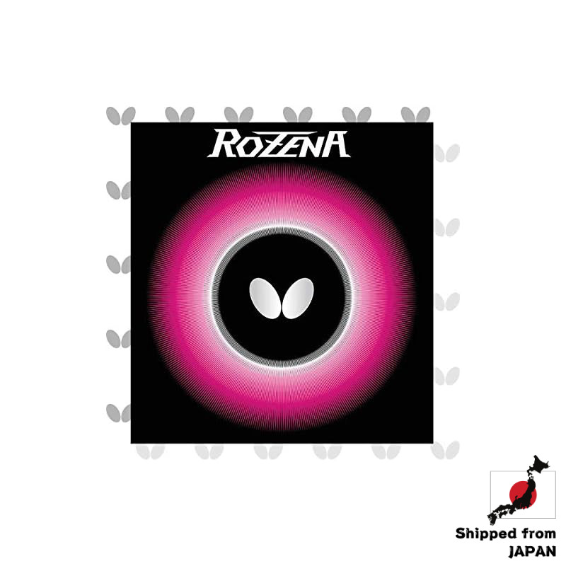 Butterfly Table Tennis Rubber Rozena 06020 Black Medium