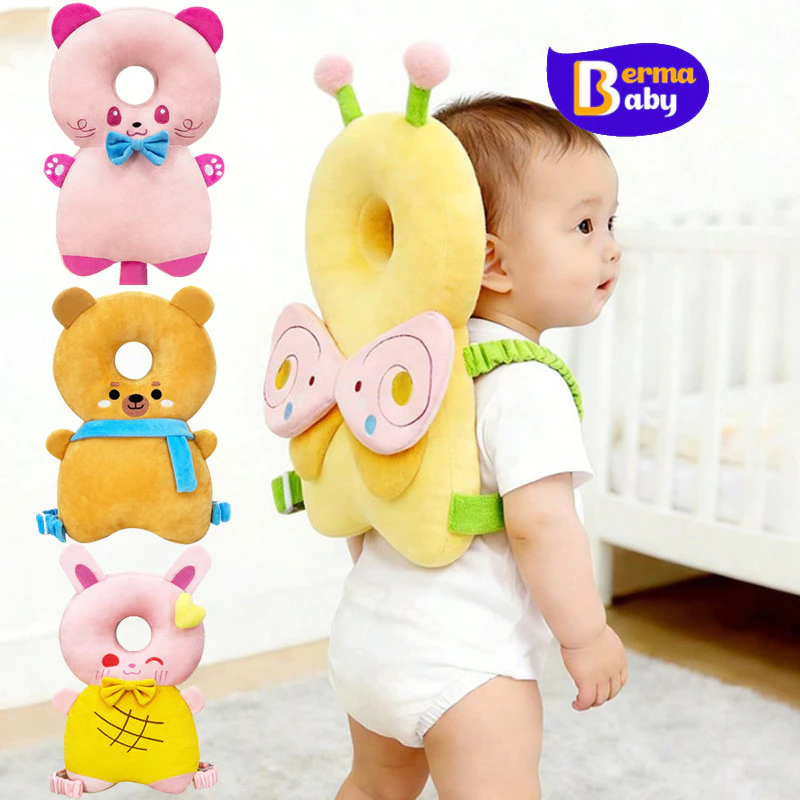 Berma Baby หมอนหนุนเด็ก หมอนกันตก ช่วยลดอาการบาดเจ็บของทารกที่ล้ม ปกป้องศีรษะและหลัง