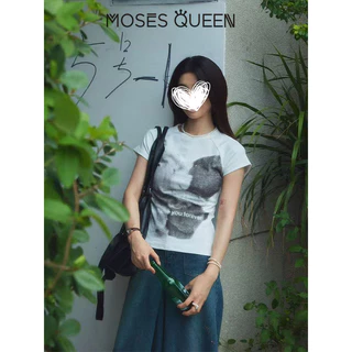 MOSESQUEEN เสื้อผ้าสูงแขนยาว คอตกรีน แบบแฟชั่นที่มีสไตล์ ใช้สีสันหลากหลาย ผลิตจากผ้าเบา นุ่มสบาย ใส่ได้ทุกโอกาส คุณภาพสูง ราคาถูก #63567