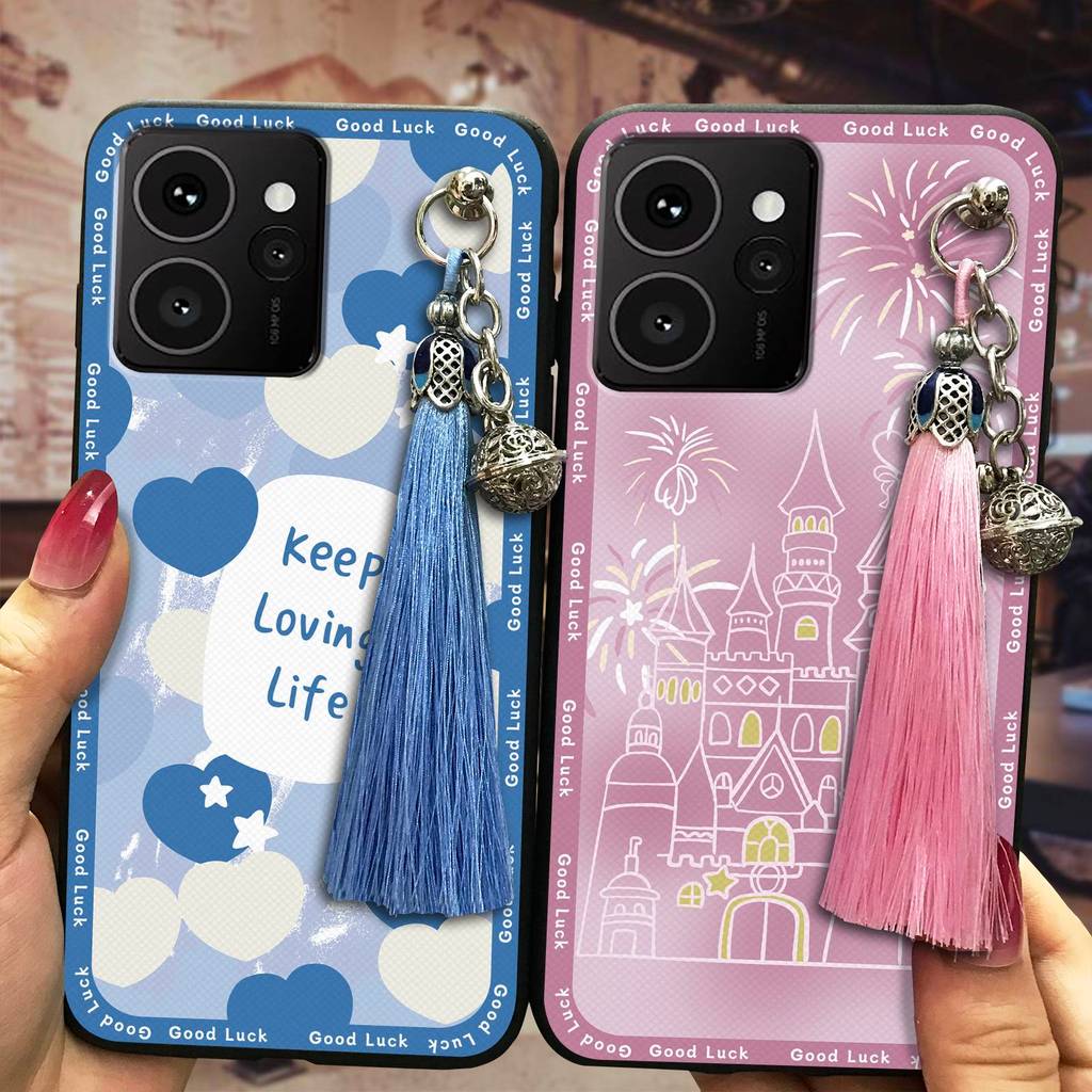 พู่ Bell เคสโทรศัพท์สําหรับ Nokia HMD Skyline TPU กันน้ําน่ารัก Graffiti Soft Case Anti-knock Dirt-p