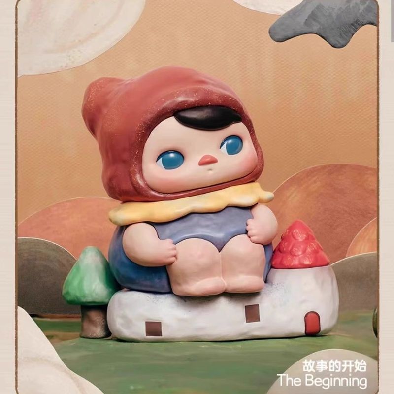 P POPMART PUCKY PUCKY PUCKY PUCKY PUCKY Departure Series Mystery กล่องรูปเครื่องประดับน่ารักสาวของขว