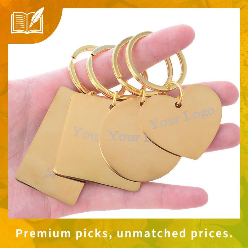 พวงกุญแจ สแตนเลส เลเซอร์ข้อความ โลโก้ QR Code (ส่งรายละเอียดทางช่องแชท)**Tag3.8x7.0**