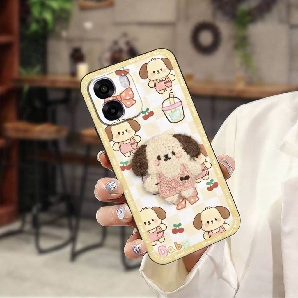 3Dกันกระแทกเคสโทรศัพท์สําหรับOPPO A6X 4G Global/5G GlobalปกหลังTPUแฟชั่นการออกแบบFull wrap Anti-KNOC