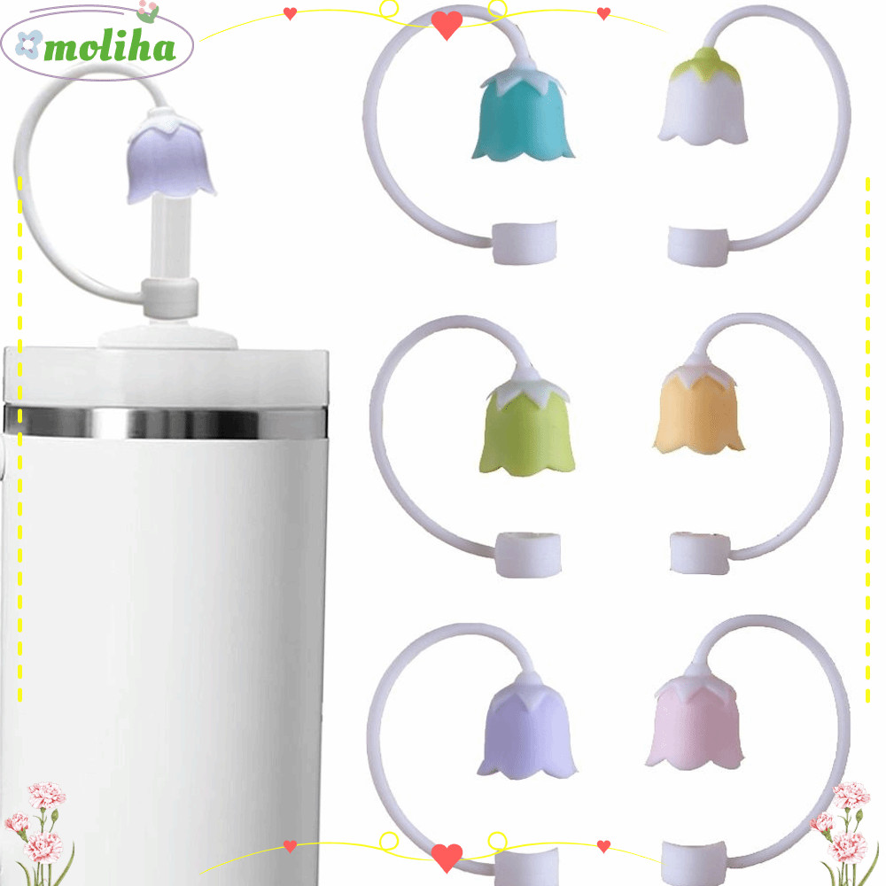 Moliha ฝาครอบหลอดซิลิโคน กันรั่ว กันฝุ่น ทนทาน ใช้ซ้ําได้ 10 มม. สําหรับหลอดแก้วเยติ