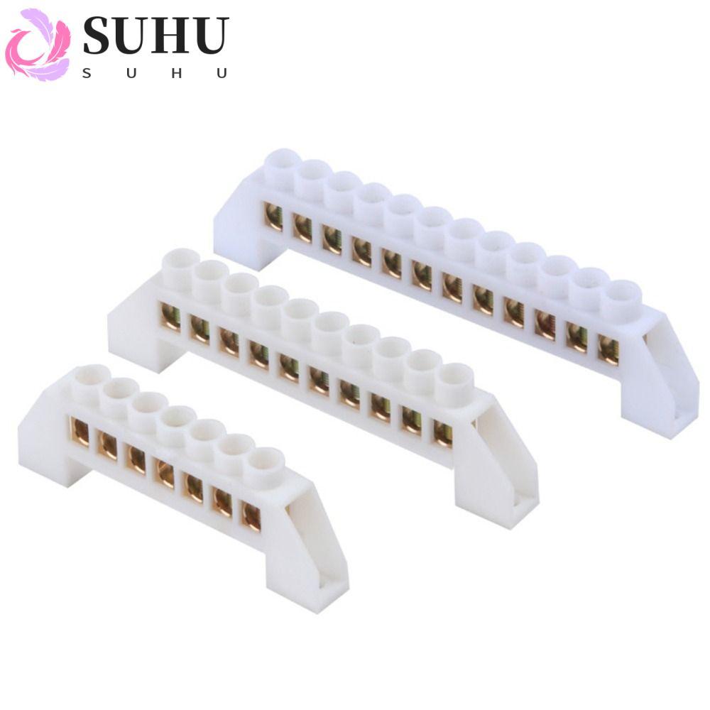 SUHU Zero Row, Multi-specification With Hole Screw Grounding Terminal Block, Screw Connector ทองเหลื