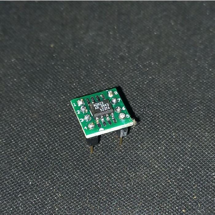 Ic AD823 SMD เดิมบวกอะแดปเตอร์จุ่ม AD 823 AD823A AD823AN 823A 823AN ชิป micro อะแดปเตอร์ 1
