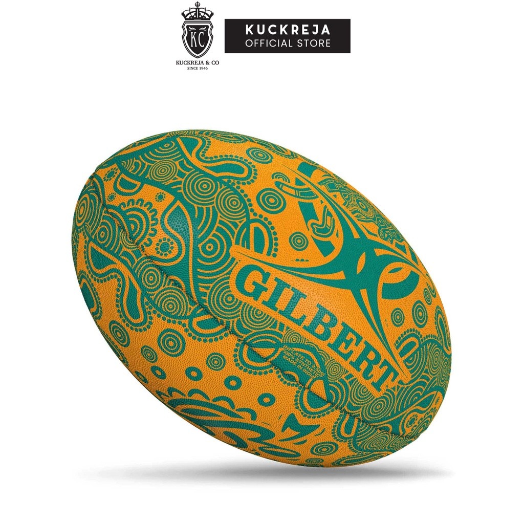 Gilbert Randoms Rugby Ball – Wallabies (ขนาด 5)