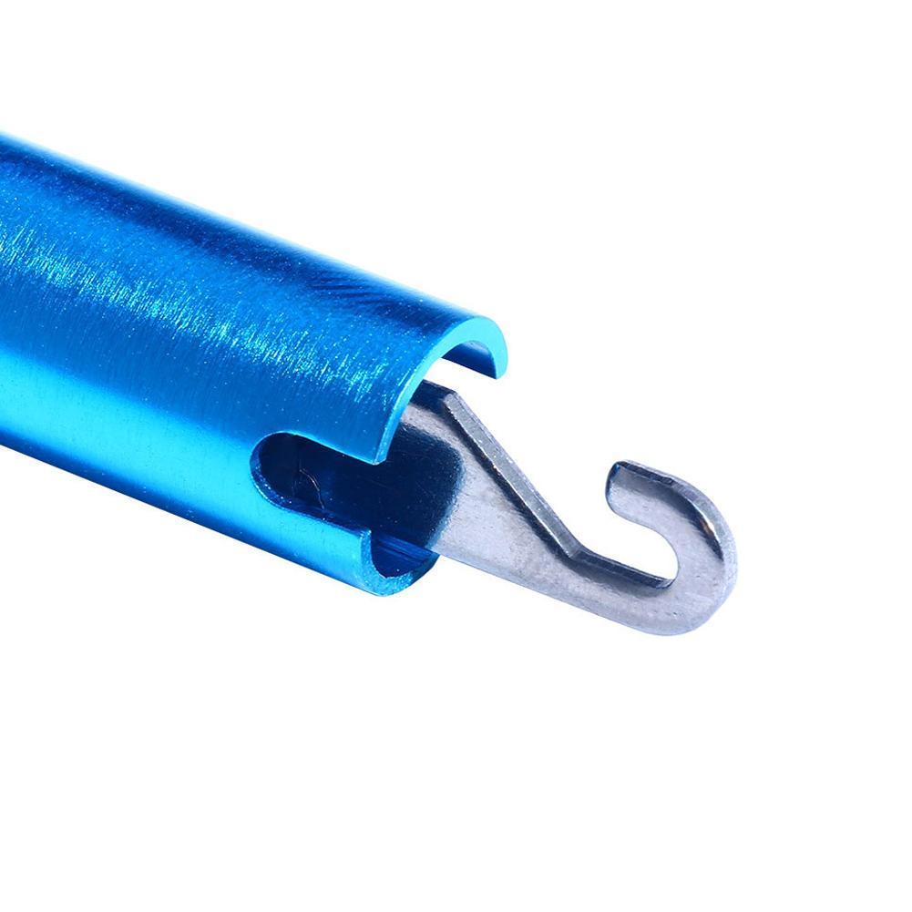 แบบพกพา T-type Hook Remover หลอดอลูมิเนียม Picker Luya Hook อุปกรณ์เครื่องมือ Decoupling ตกปลา I3r7