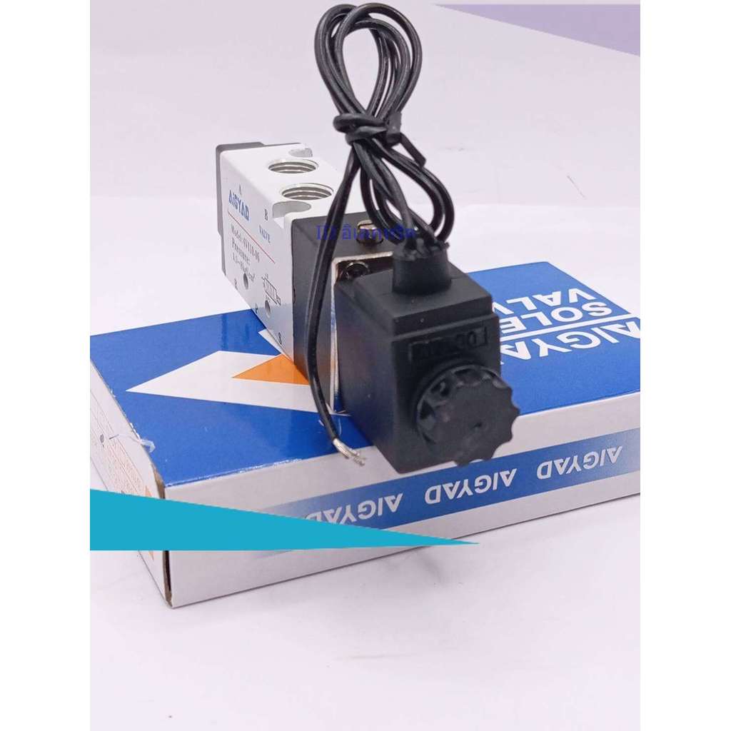 แท้ในไทย JAP โซลินอยด์วาล์ว Solenoid รุ่น Valve 4V110-06 DC24v 5/2