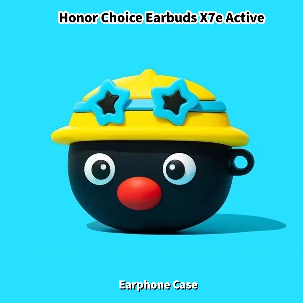 อนาคตดาวสําหรับ Honor Choice หูฟัง X7e Active Case Casing Soft Silicone Creative Cartoon Headphone C