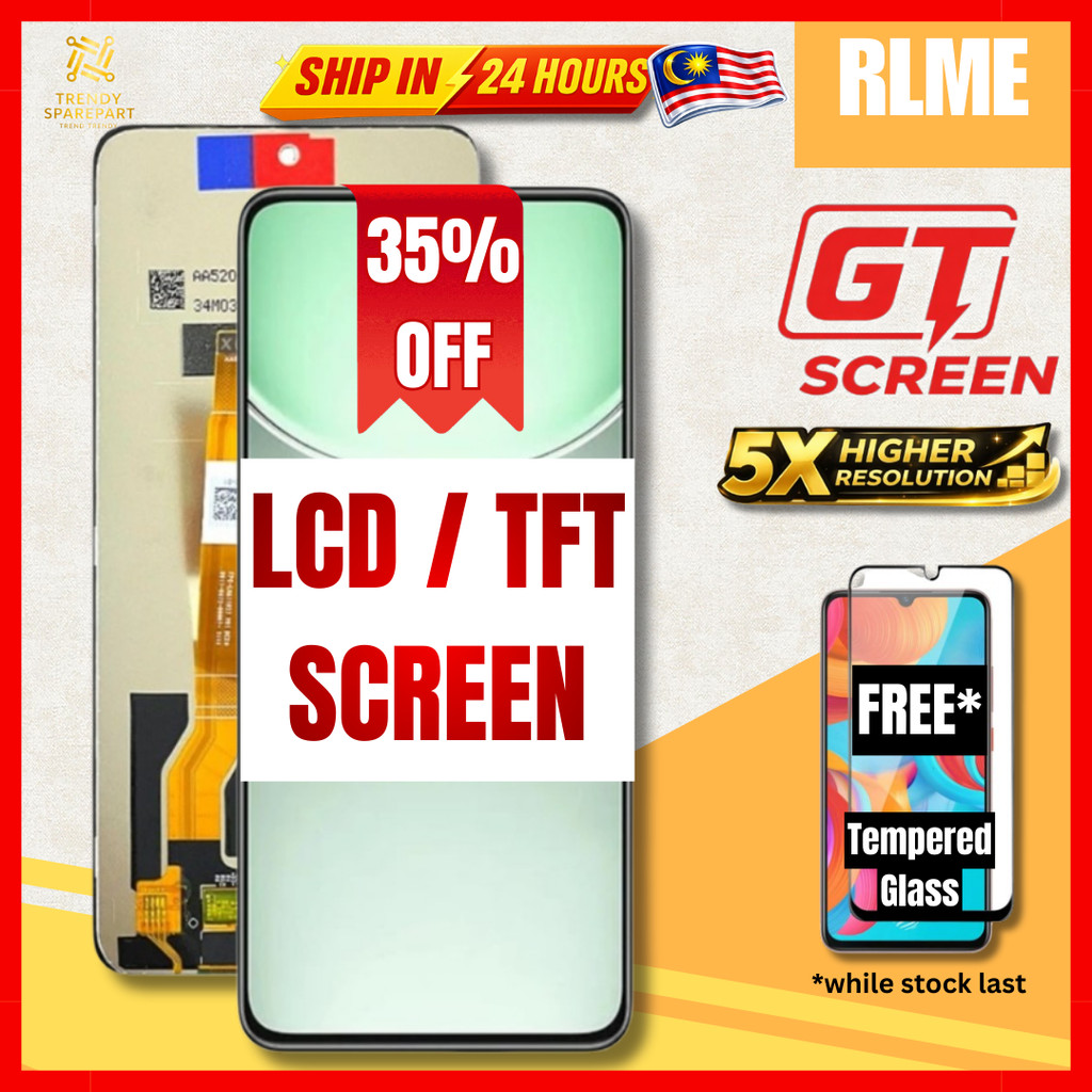 LCD Realme 15T 14 Pro 14X 5G 13 + 12X 12 Plus 5G 11X 11 Pro 10S 10 Pro + 9i 9 + 8 Pro 8i 7 7i 6i 5i 