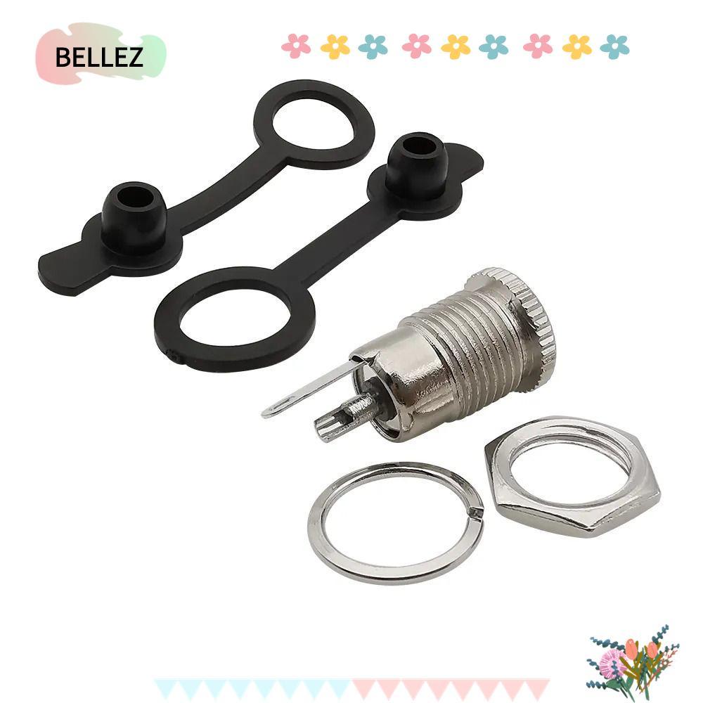 BELLEZ DC Jack Adapter, โลหะคุณภาพสูง DC Power หญิงซ็อกเก็ตแจ็ค, DC Power Jack Socket ทนทาน 5.5 x 2.