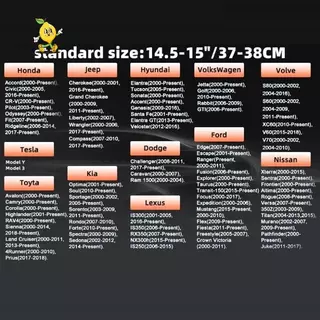 [mozh] 3 ชิ้น 38 ซม.คาร์บอนไฟเบอร์พวงมาลัยรถลื่นฝาครอบป้องกัน Segmented อุปกรณ์ตกแต่งรถยนต์สําหรับ 99% รถ [TH]