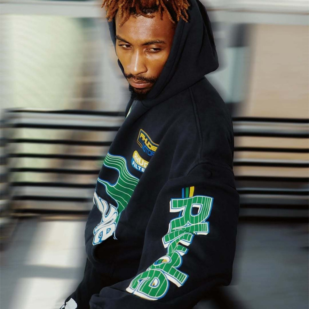 RHUDE ROADWAY RACING HOODIE