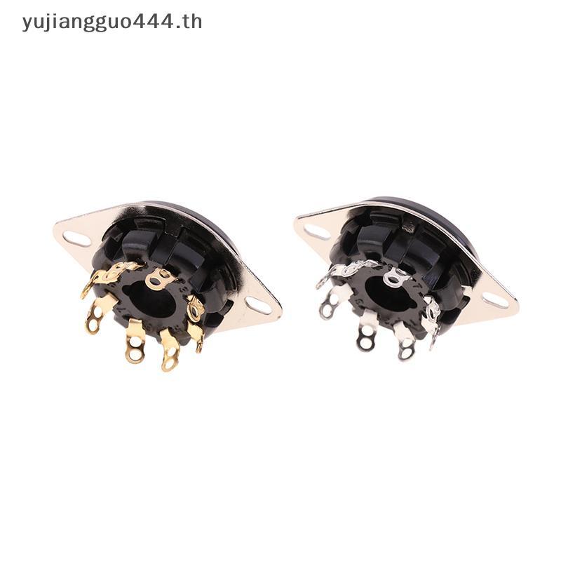 # yuyu # 1 PC 8Pin Bakelite Tube Soet Base S8WPF Bakelite Gilded สําหรับ KT88 6550 6SN7 EL34 Vacuum 