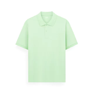 AIIZ เสื้อโปโลผู้ชายสีพื้นพิมพ์โลโก้ AIIZ Men’s AIIZ Logo Polo Shirt