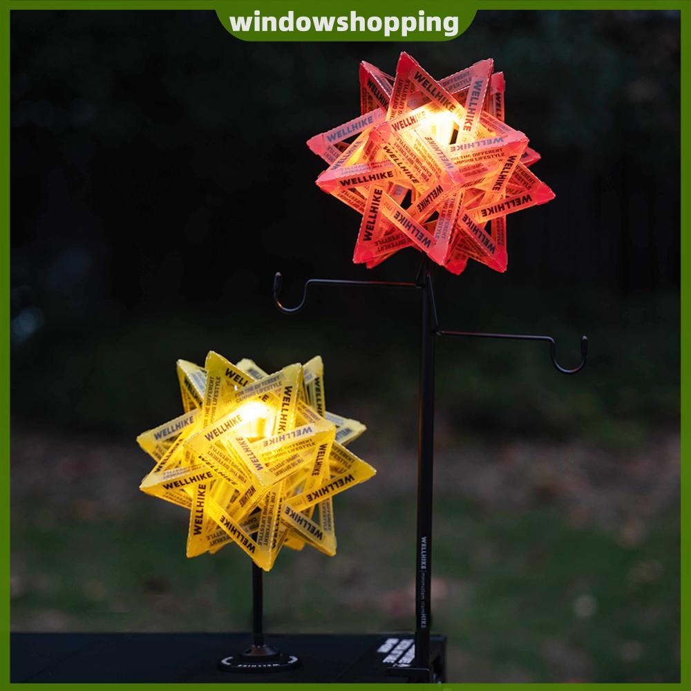 DIY โคมไฟประดิษฐ์แบบดาวสำหรับแคมปิง ใช้งานกับไฟ 38explore