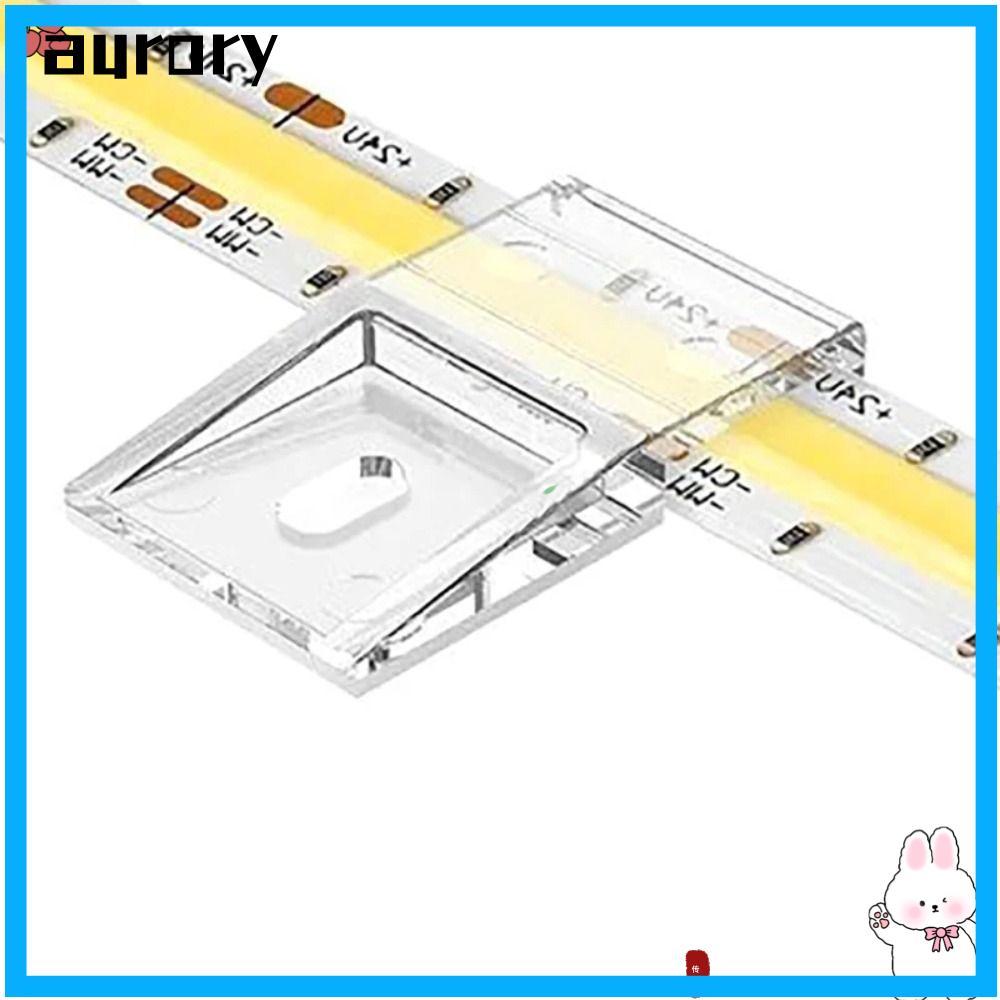 AURORY คลิปพร้อมสกรู, FCOB COB SK6812 RGBW สายไฟหัวเข็มขัด 10 มม.PCB LED Light Strip คลิป, WS2812B W