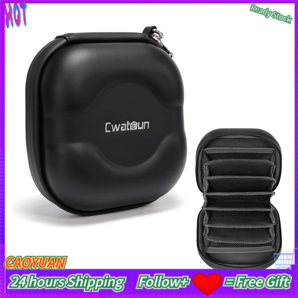 Caoyuanstore Caoyuanstore แบบพกพาเลนส์กรองกล่องเก็บของกันน้ำที่มี 7 กระเป๋ากันกระแทกกรอง H Older สำห