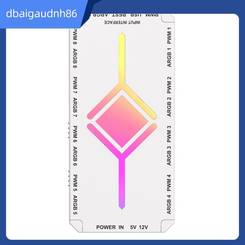READY STOCKPWM พัดลม/ARGB Light Hub 5V 3PIN ARGB/PWM Hub ARGB พัดลม Controller ARGB/PWM Hub Controll