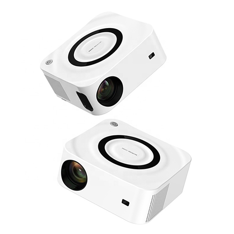 100% ใหม่ใหม่ล่าสุด Y9 ไร้สาย WIFI BT โปรเจคเตอร์ 1080P โฮมเธียเตอร์ 350 ANSI 2G + 16G Android9.0 โป