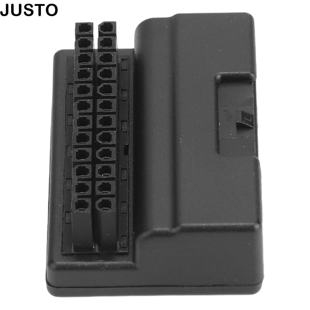 JUSTO ATX 24Pin อะแดปเตอร์, 24Pin 90 องศา 90 องศา, ทนทานมุมขวา Design Power Adapter Board PC Supply