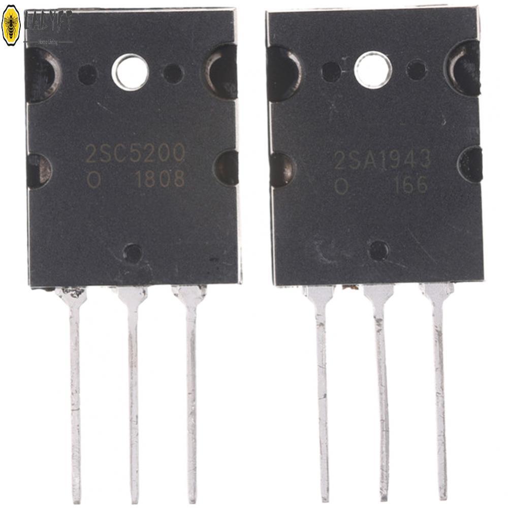 2SA1943 2SC5200 เอาต์พุตกําลังสูงการตอบสนองความถี่กว้างติดตั้งง่าย