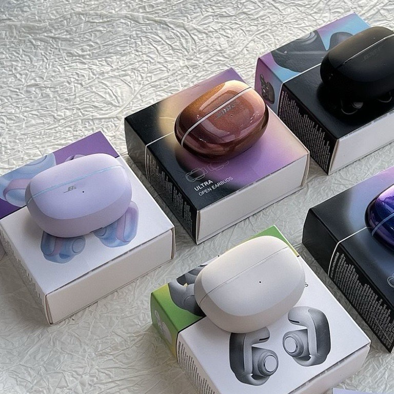 Bose-Ultra Clip-On Open ชุดหูฟังบลูทูธไร้สาย Sports Clip-On V12 ชุดหูฟังชนิดใส่ในหู