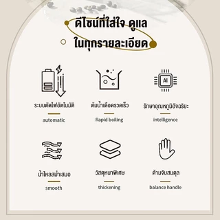 Lecon Electric Kettle 1000ML กาต้มน้ำไฟฟ้า กาดริปกาแฟ กำหนดอุณภูมิได้ พร้อมฐานความร้อน