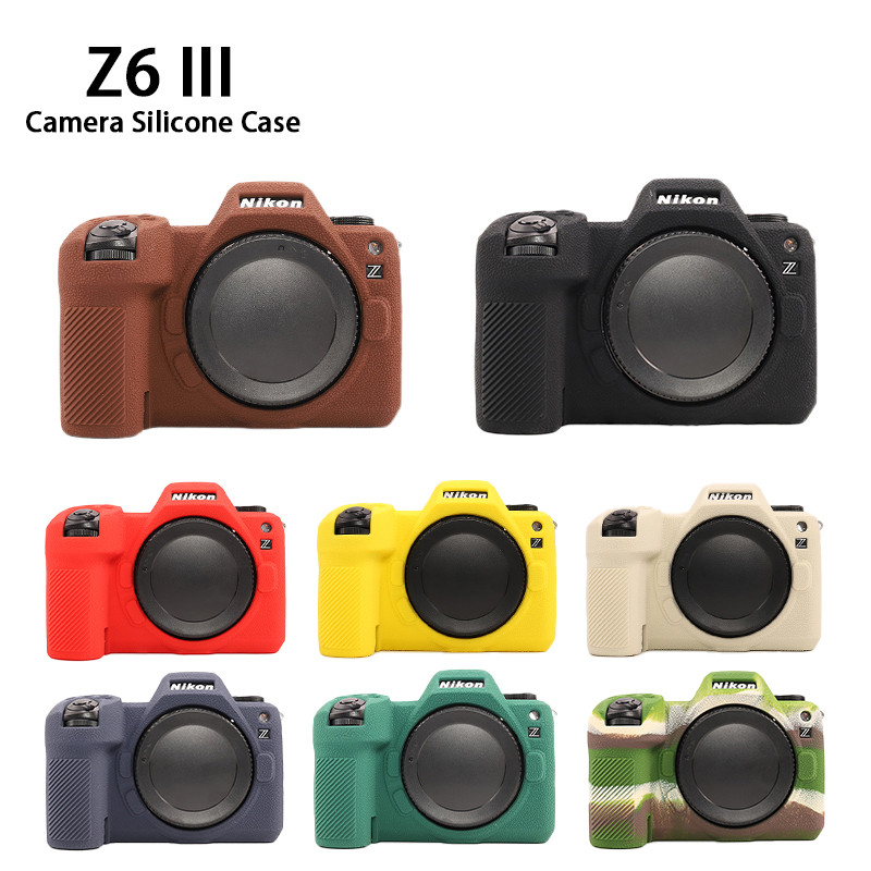 สําหรับ Nikon Z6III กล้อง Anti-fall Anti-slip ซิลิโคนกันฝุ่นกระเป๋าเก็บสําหรับ nikon Z63 อุปกรณ์เสริ