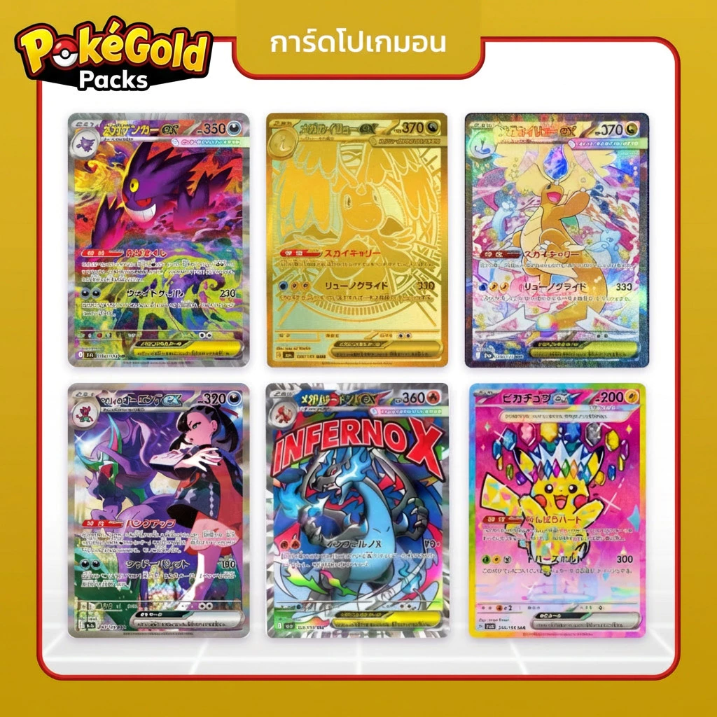 [Pokemon] Mega Dream ex Booster Pack (M2a) แบบซอง เมก้าดรีม การ์ดโปเกมอน ภาษาญี่ปุ่น ของแท้ 100% thumbnail 5