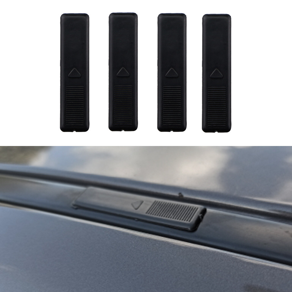 4 ชิ้น/เซ็ตเปลี่ยนแร็ครางหลังคา Moulding คลิปสําหรับ Mazda 3 6 2 CX5 CX7 CX9 ชั้นวางกระเป๋าเดินทางฝาครอบรูอุปกรณ์เสริม