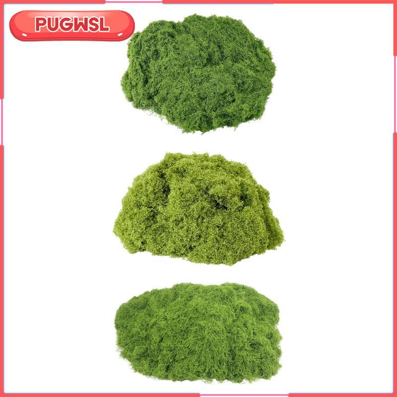 [pugwsl] จําลองประดิษฐ์พืชประดิษฐ์ Lichen Decor ไนลอนไม่มีคราบสําหรับงานฝีมือรุ่นทําตกแต่งบ้านกิจกรร