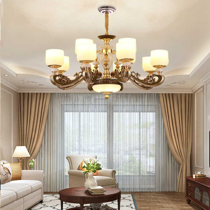 Selling duplex apartment living room European-style duplex restaurant hall luxury jade villa chandel